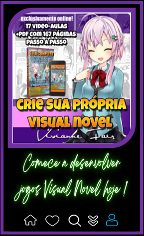 Curso criação de jogo visual novel para iniciantes