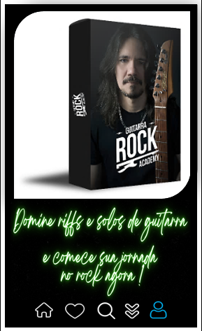 Curso de guitarra rock para iniciantes e intermediários