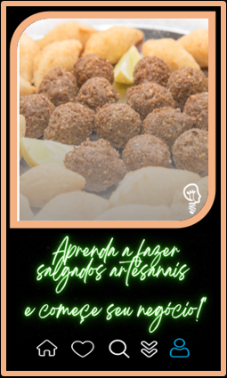 Curso de salgados artesanais para quem deseja se profissionalizar na cozinha e começar o próprio negócio