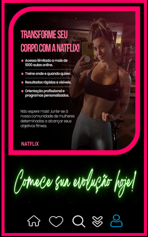 Natflix Fitness programas de treino em casa e academia
